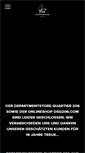 Mobile Screenshot of departmentstore-quartier206.com